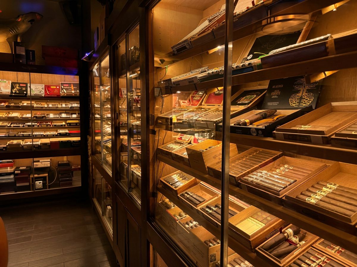 Premium cigar display